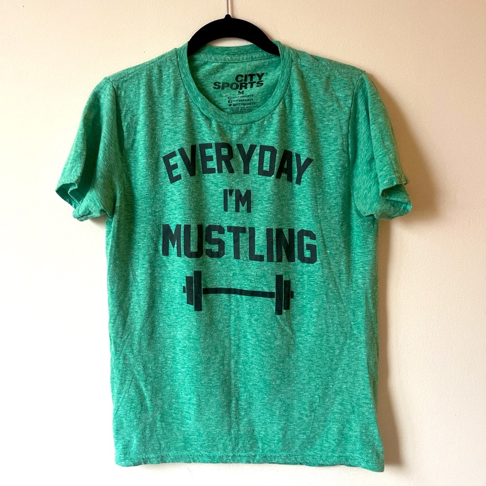 Men’s City Sports Green Graphic T-Shirt size M